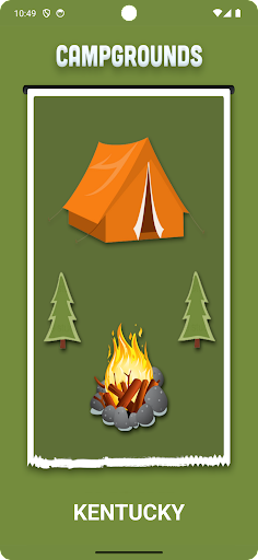 Android application Kentucky Campgrounds screenshort