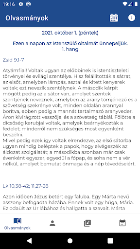 Android application Greek Catholic Daily Gospel screenshort