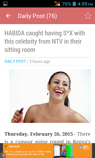 Kenya News App Screen 3