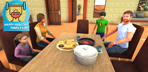 Happy Family Life Dad Mom Care