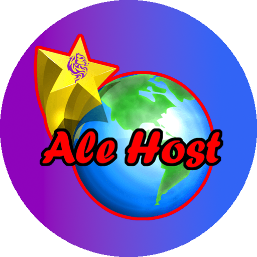 Ale-Host Nombre de su radio logo