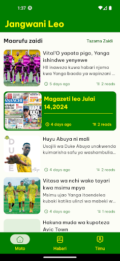 Jangwani Leo - Yanga Sc News Screen 3