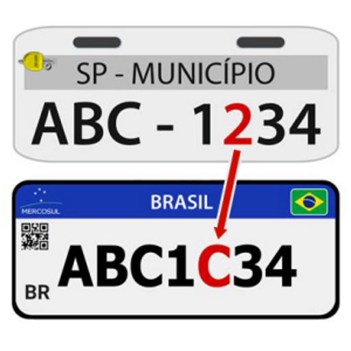 CONVERSÃO PLACA DO MERCOSUL logo