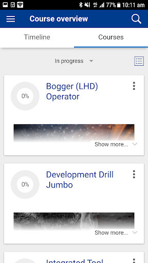 PYBAR Learning App Screen 2