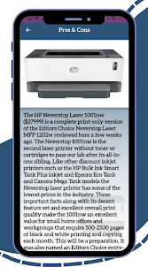 HP Laser 1001nw printer Guide