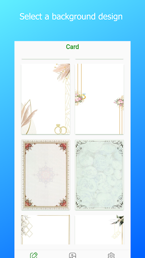 Screenshot of Engagement Invitation Card