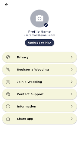 Flutter Wedding App UI