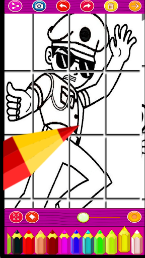 little coloring singham book