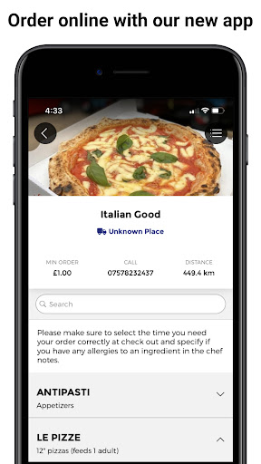 Android application Italian Good screenshort