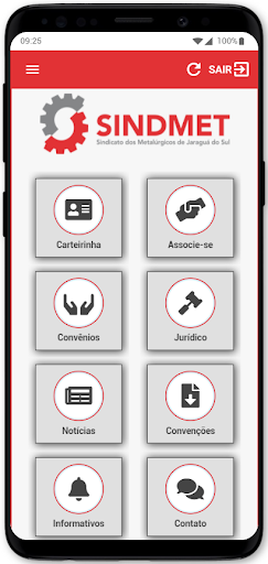 Android application SINDMET screenshort