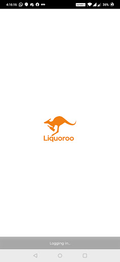 Android application Liquoroo Driver screenshort