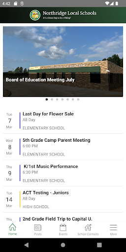 Android application Northridge Local School Dist. screenshort