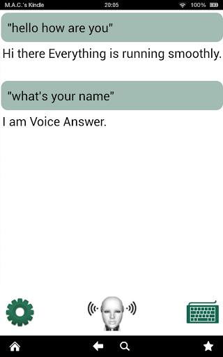 Screenshot of Voice Answer