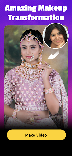 Android application Mivo: Face swap video bride screenshort