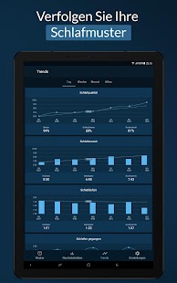 Sleepzy: Screenshot ng Schlaftracker