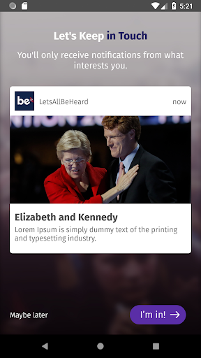 LetsAllBeHeard Screen 3