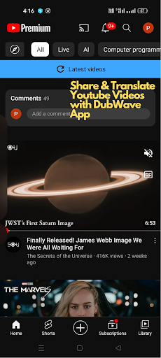 AI Video Translator - DubWave Screen 3