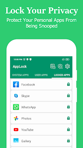 AppLock PRO – Fingerprint, PIN & Pattern (No ads) For Android 1