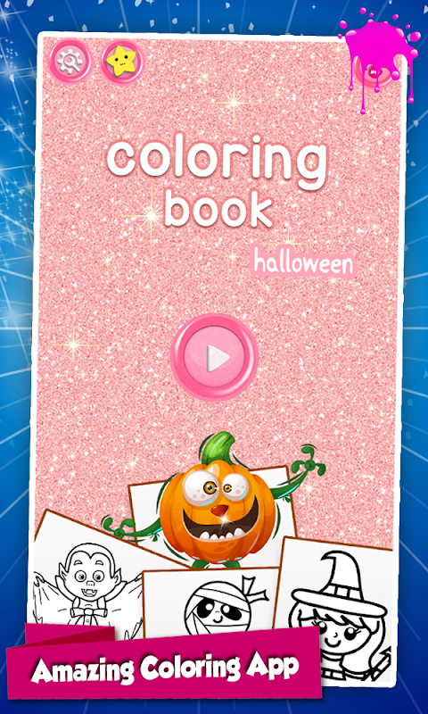Halloween Glitter Coloring Appのおすすめ画像1