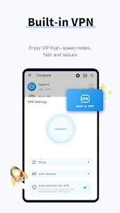 Livegram - Fast Built-in VPN