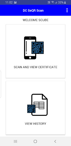DC SeQR Scan Screen 3