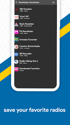 Radios Suécia Screen 3