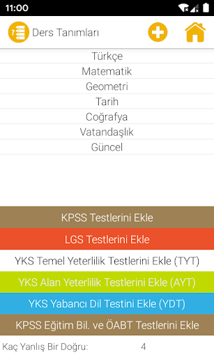 Deneme Sınavı Takip Screen 2