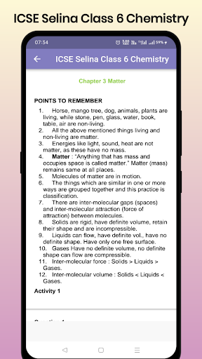 ICSE Selina Class 6 Chemistry Screen 3
