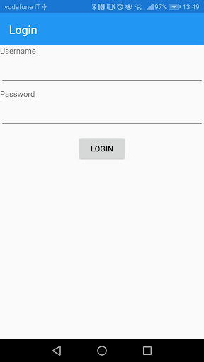 Android application Vision: supporto interventi screenshort