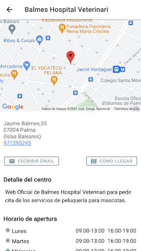Balmes Hospital Veterinari Screen 2