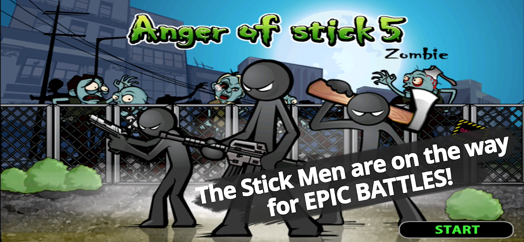 Anger of stick 5 : zombie banner