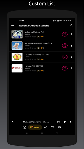 Android application Radio LS: All Lesotho Stations screenshort