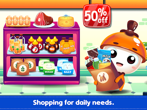 Screenshot of Marbel Supermarket Kids Games