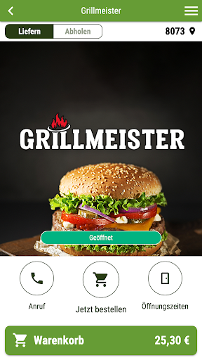Android application Grillmeister screenshort