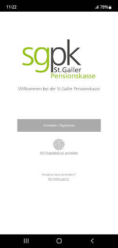 Android application sgpk-Versichertenportal screenshort