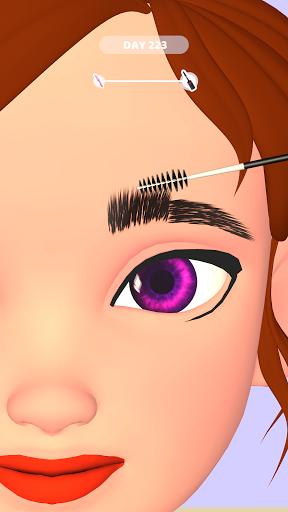 Eyebrows Art 3D Screen 3