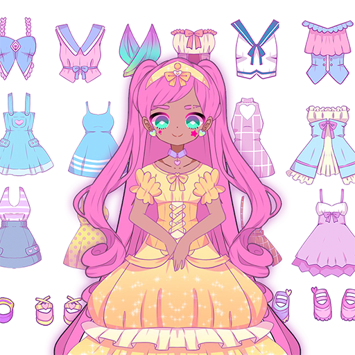 Moon Story dress up girl game Logo