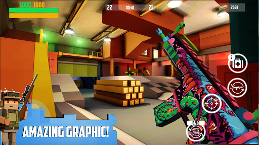 Block Gun: FPS PvP War – Online Gun Shooting Games Mod Apk 7.0 (Free purchase)(Free shopping) poster-1