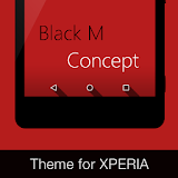 Black M Concept Theme icon
