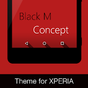 Black M Concept Theme  Icon