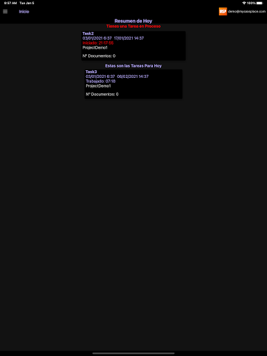 Tasks on The Cloud Screen 3