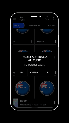Android application Radio Australia Au Tune screenshort