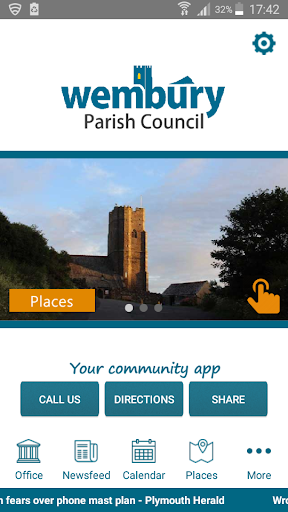 Android application Wembury Parish Council screenshort