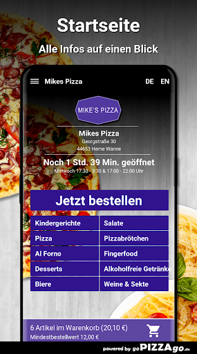 Mikes Pizza Herne Wanne Screenshot 2 - AppWisp.com