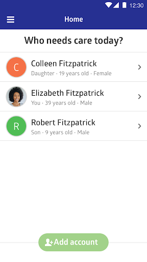 Android application Telemedicina Universal screenshort