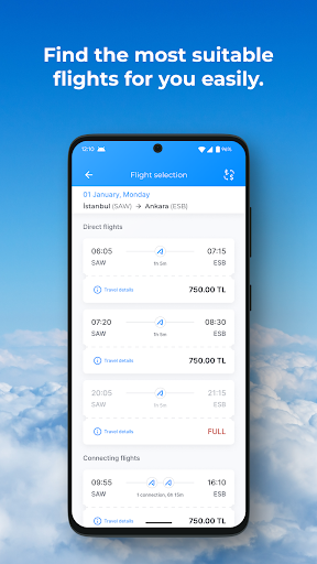 Android application AJet - Cheap Flight Ticket screenshort