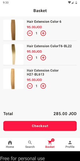 Sana hair Extention Screen 3