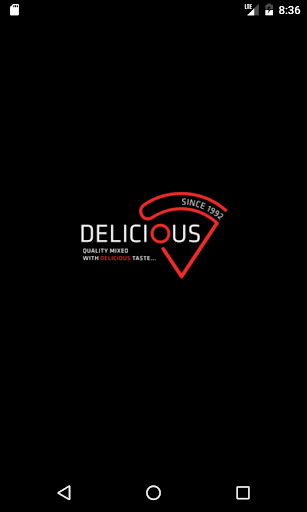 Android application Delicious Pizza screenshort