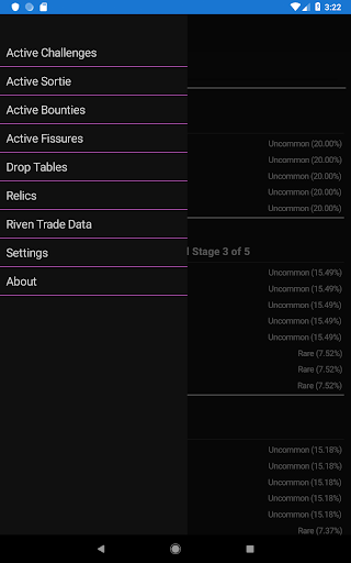 Info for Warframe Screen 2