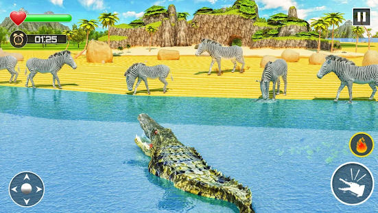 Angry Crocodile Attack Game 1.6 screenshots 1